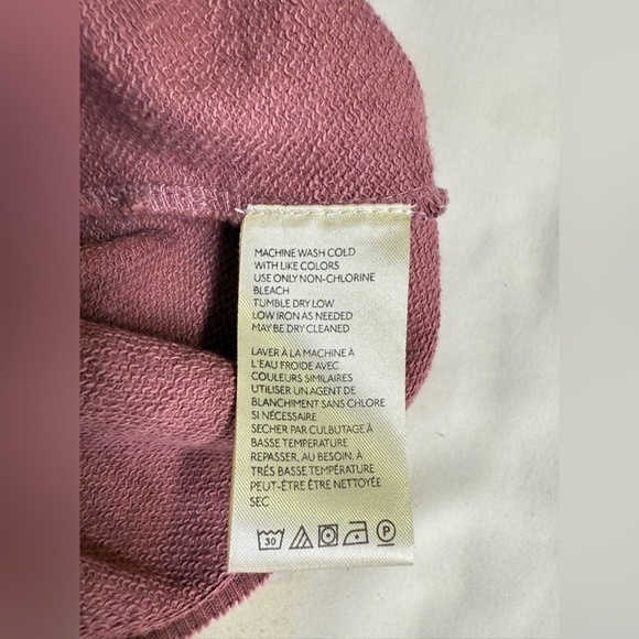 PILCRO Muted Pink floral print double-V top size S - Picture 13 of 15